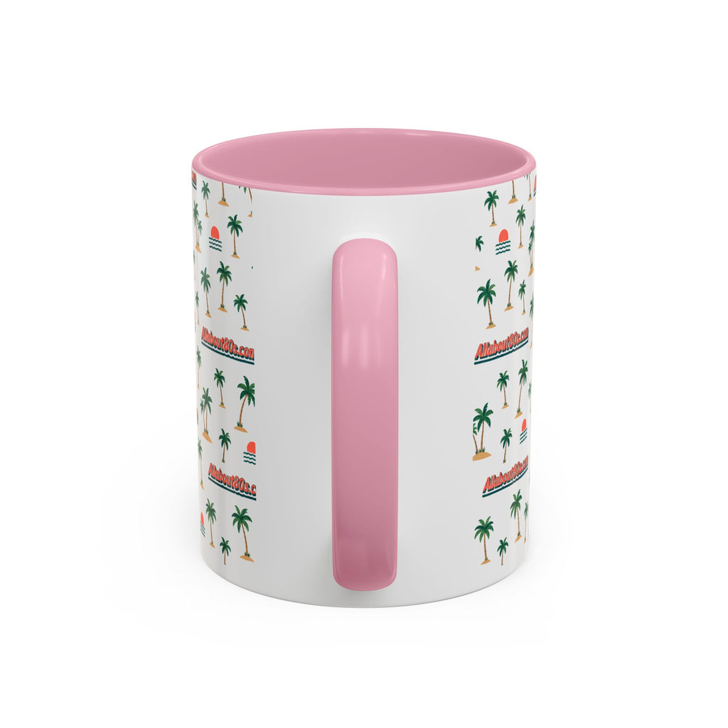 Live Your Dreams Tropical Sunset Mug