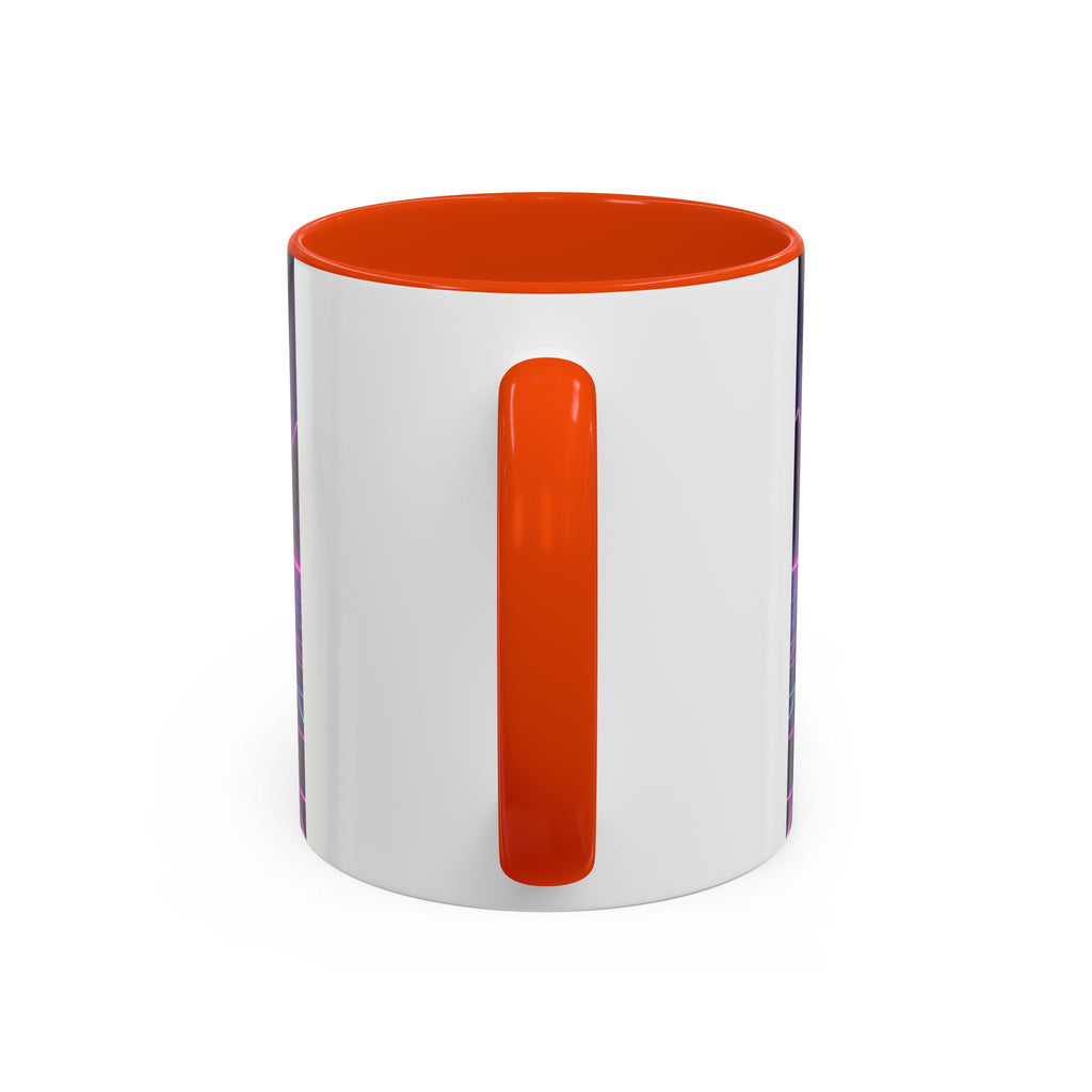 80s Retro Pumpkin Mug – Cute Neon Halloween Coffee Cup (11oz/15oz)