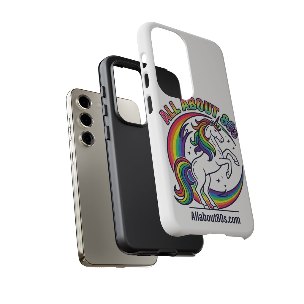 All About 80s Rainbow Unicorn Phone Case