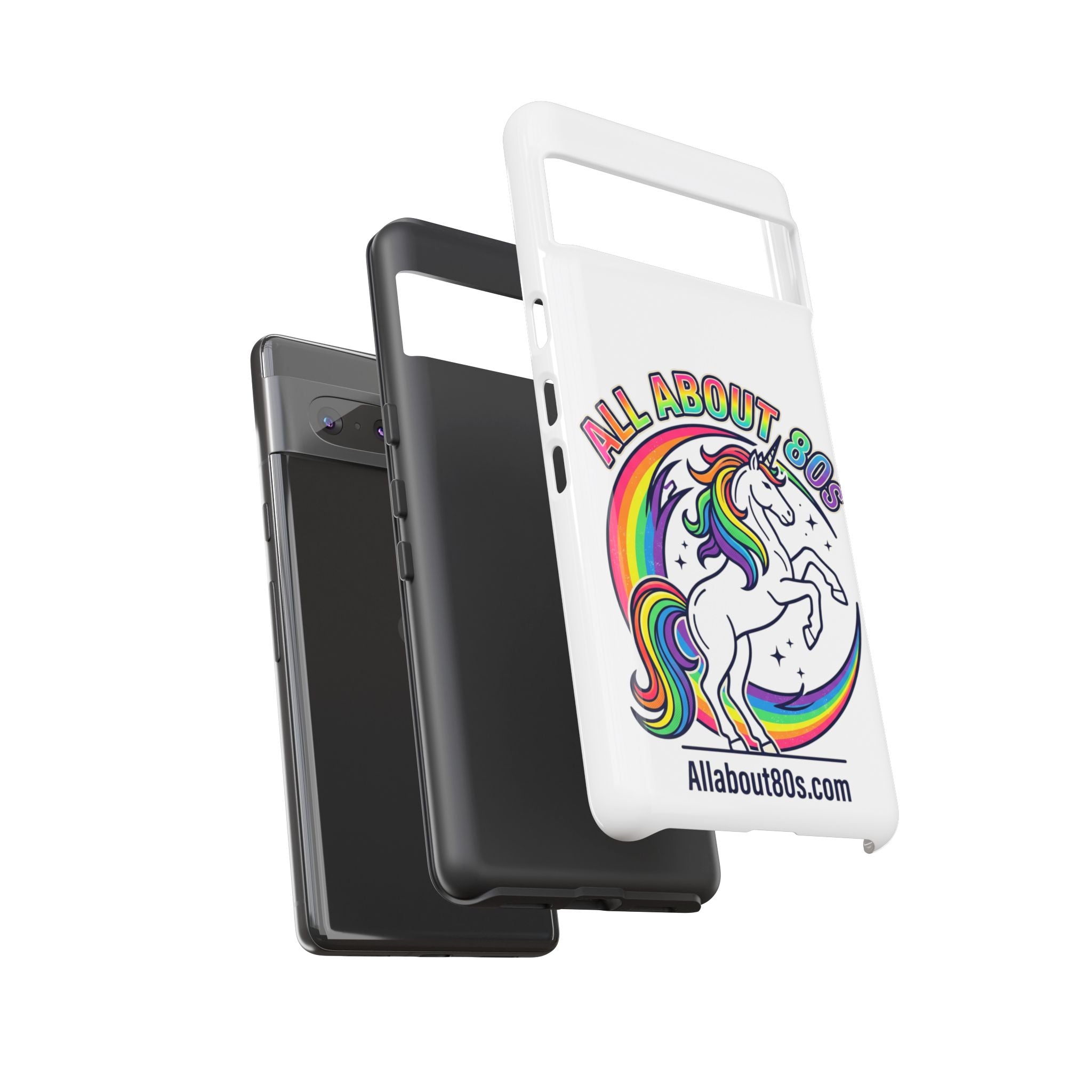 All About 80s Rainbow Unicorn Phone Case