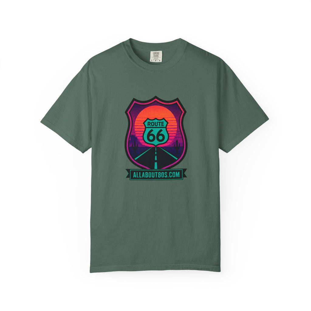 Route 66 Sunset T‑Shirt — Retro Roadtrip Graphic Tee