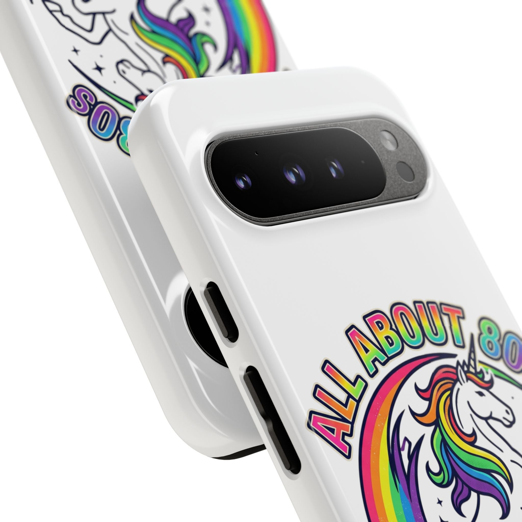 All About 80s Rainbow Unicorn Phone Case