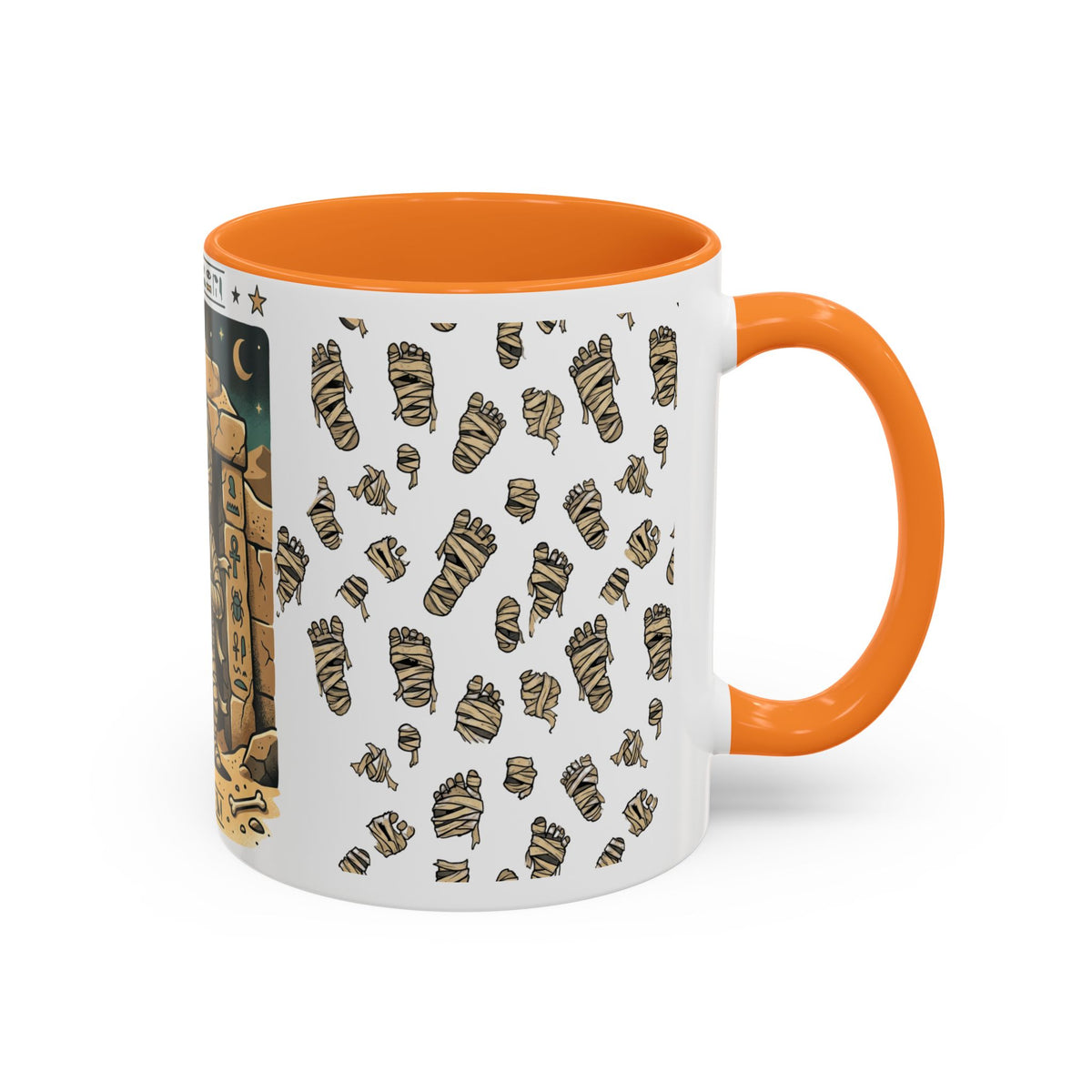 Mummy Mug – Cute Cartoon Egyptian Mummy Coffee Cup (11oz & 15oz)