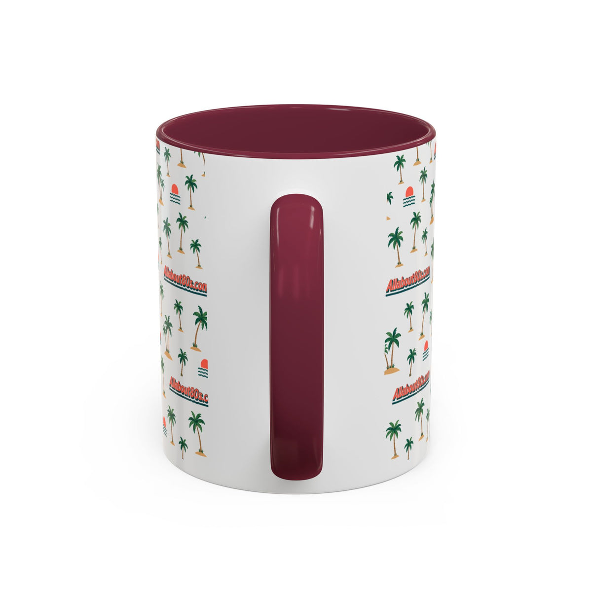 Live Your Dreams Tropical Sunset Mug