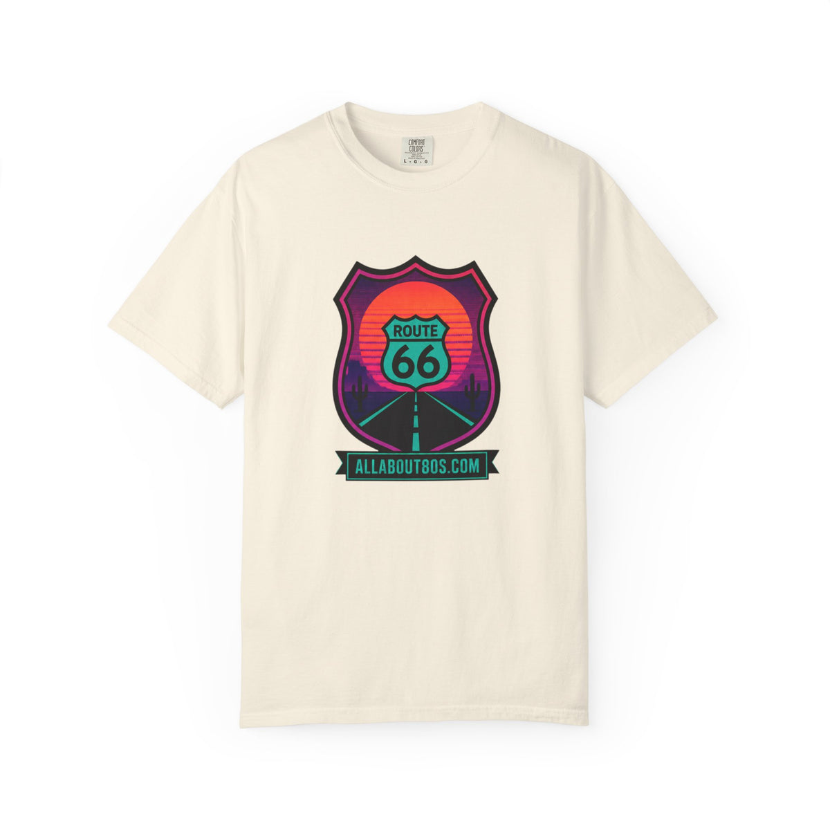 Route 66 Sunset T‑Shirt — Retro Roadtrip Graphic Tee