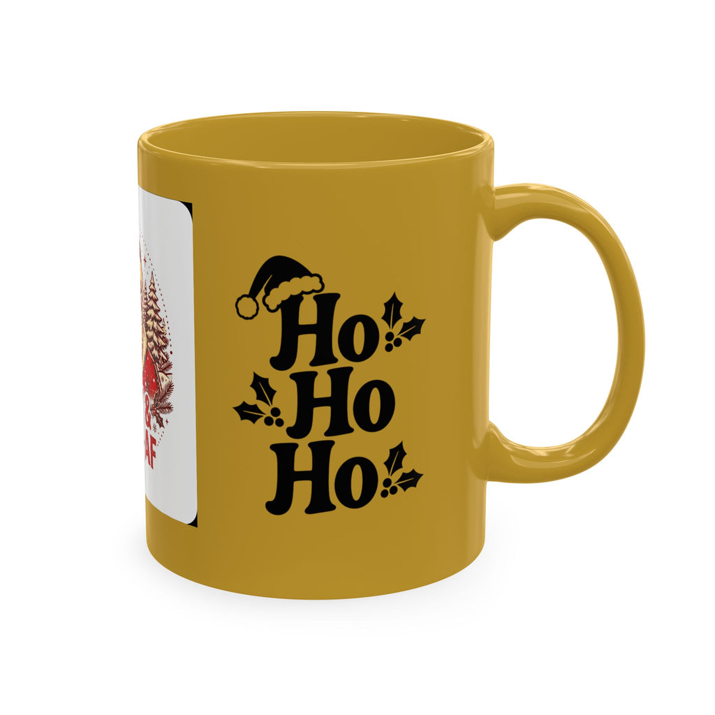Merry & Bright AF Christmas Santa Ceramic Mug