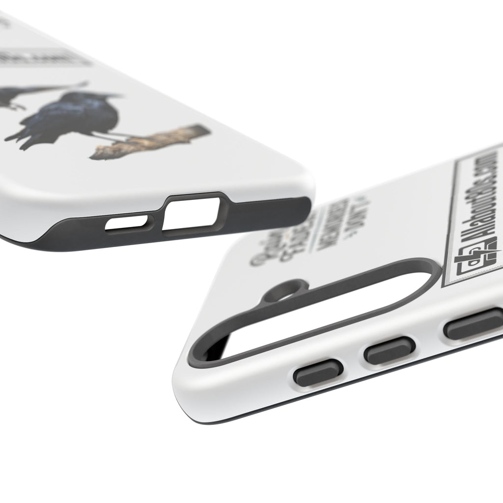 Raven Flight Phone Case — Protective iPhone Case with Black Crow Design