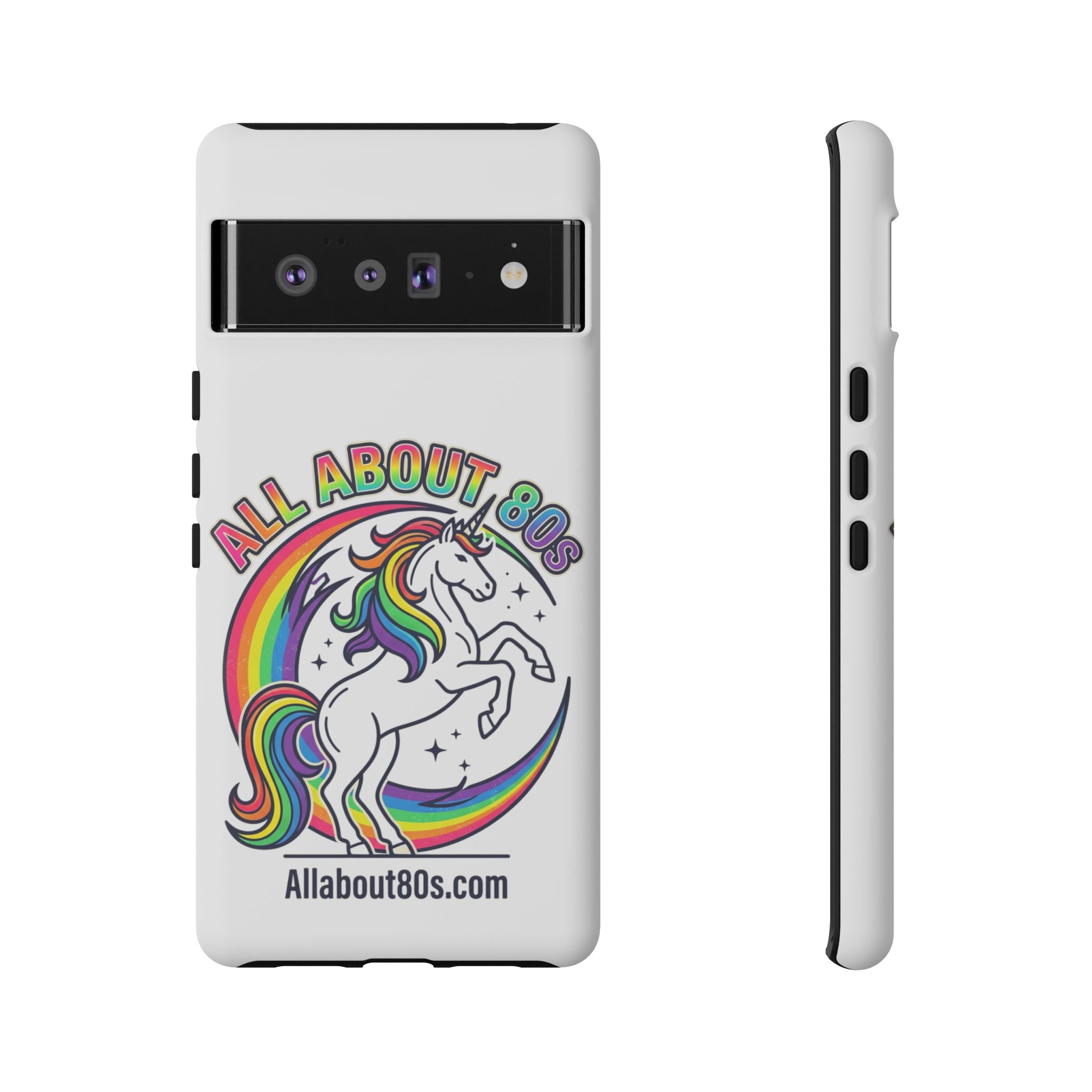 All About 80s Rainbow Unicorn Phone Case