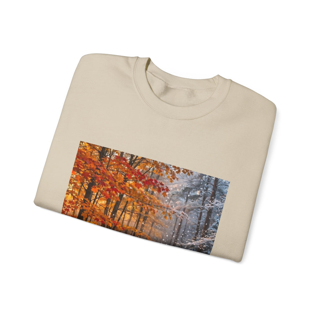 AllAbout80s Autumn Forest Crewneck Sweatshirt