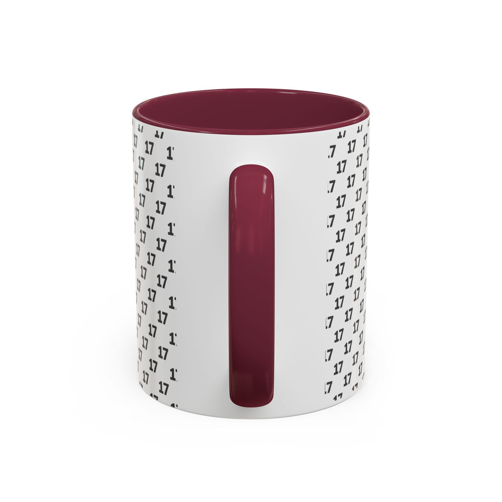 Minimalist Number Pattern Coffee Mug (11oz & 15oz)