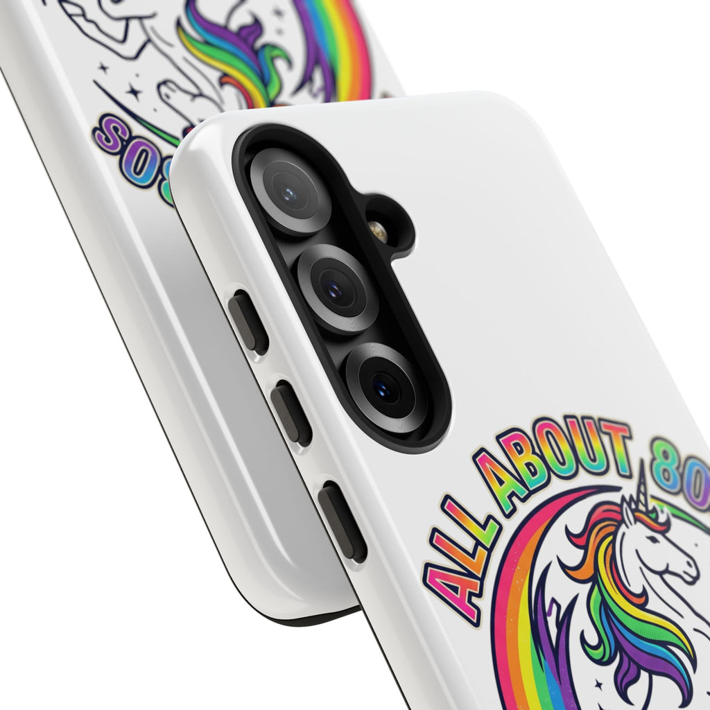 All About 80s Rainbow Unicorn Phone Case