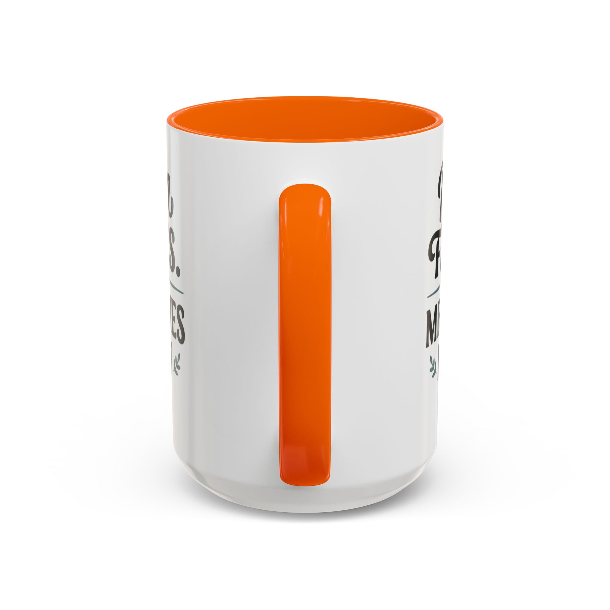 Accent Coffee Mug — "Rain Fades. Memories Don't." Inspirational Ceramic Coffee Mug