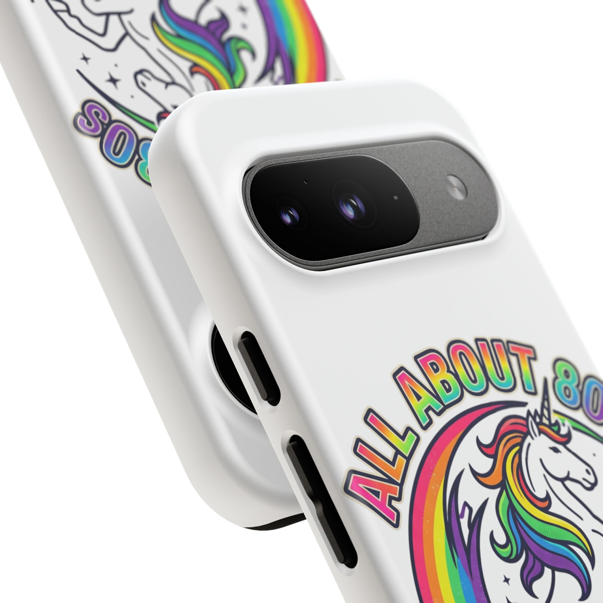 All About 80s Rainbow Unicorn Phone Case
