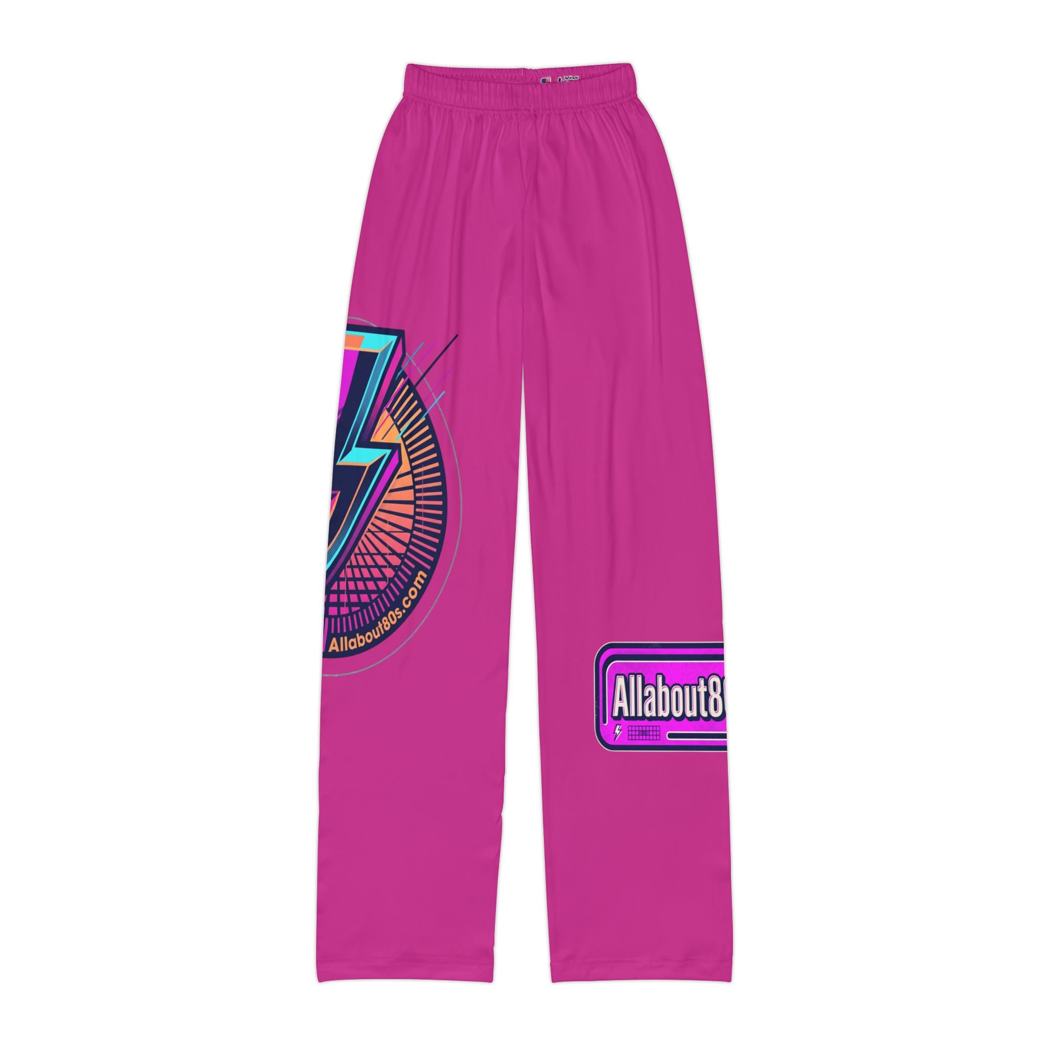 Retro Lightning Kids Lounge Pants — AllAboutThe80s.com Logo