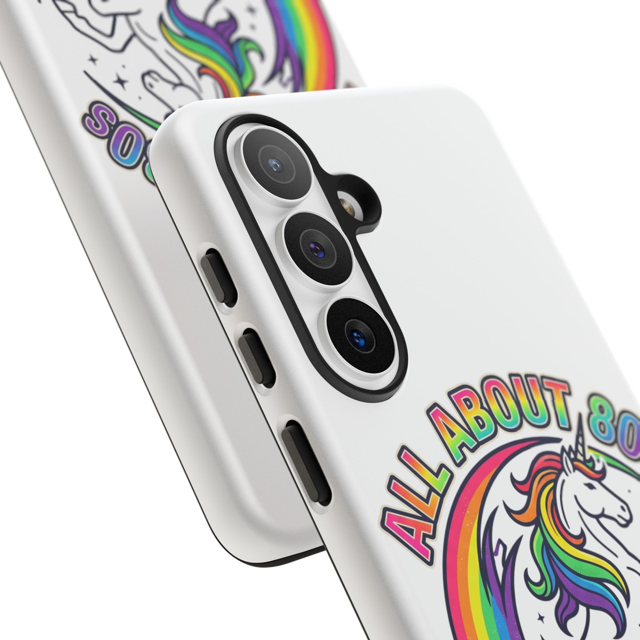All About 80s Rainbow Unicorn Phone Case