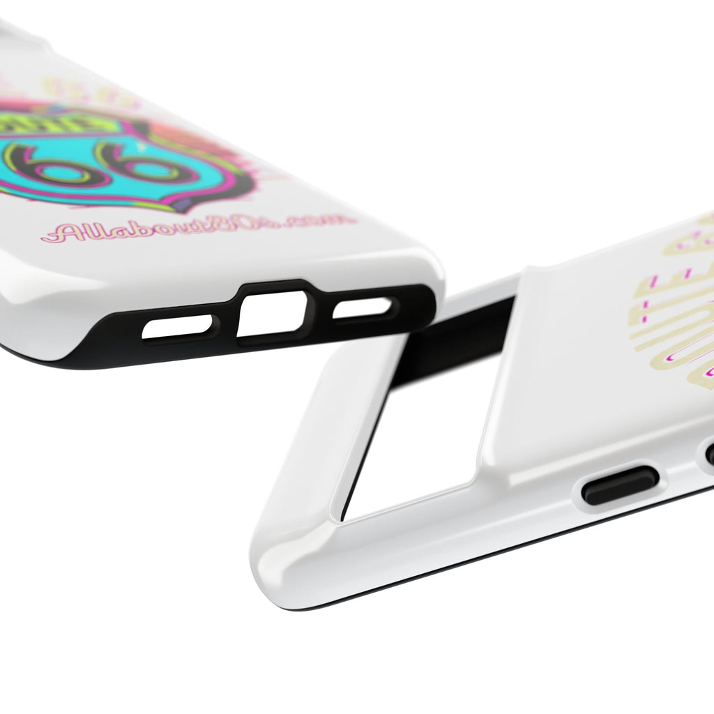 Route 66 Neon Phone Case — Retro Road Trip iPhone Cover