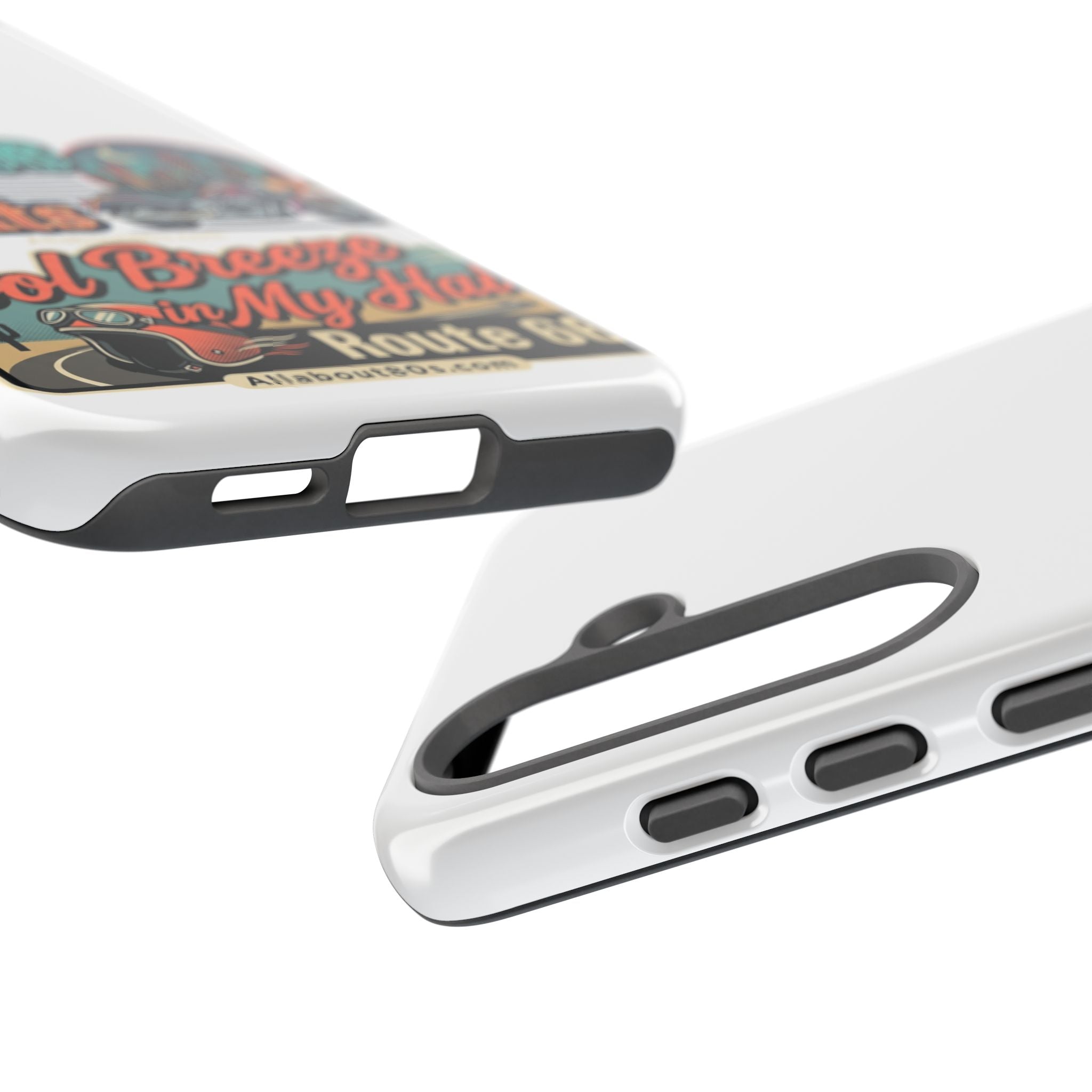 Phone Case — Route 66 City Nights Motorcycle Design