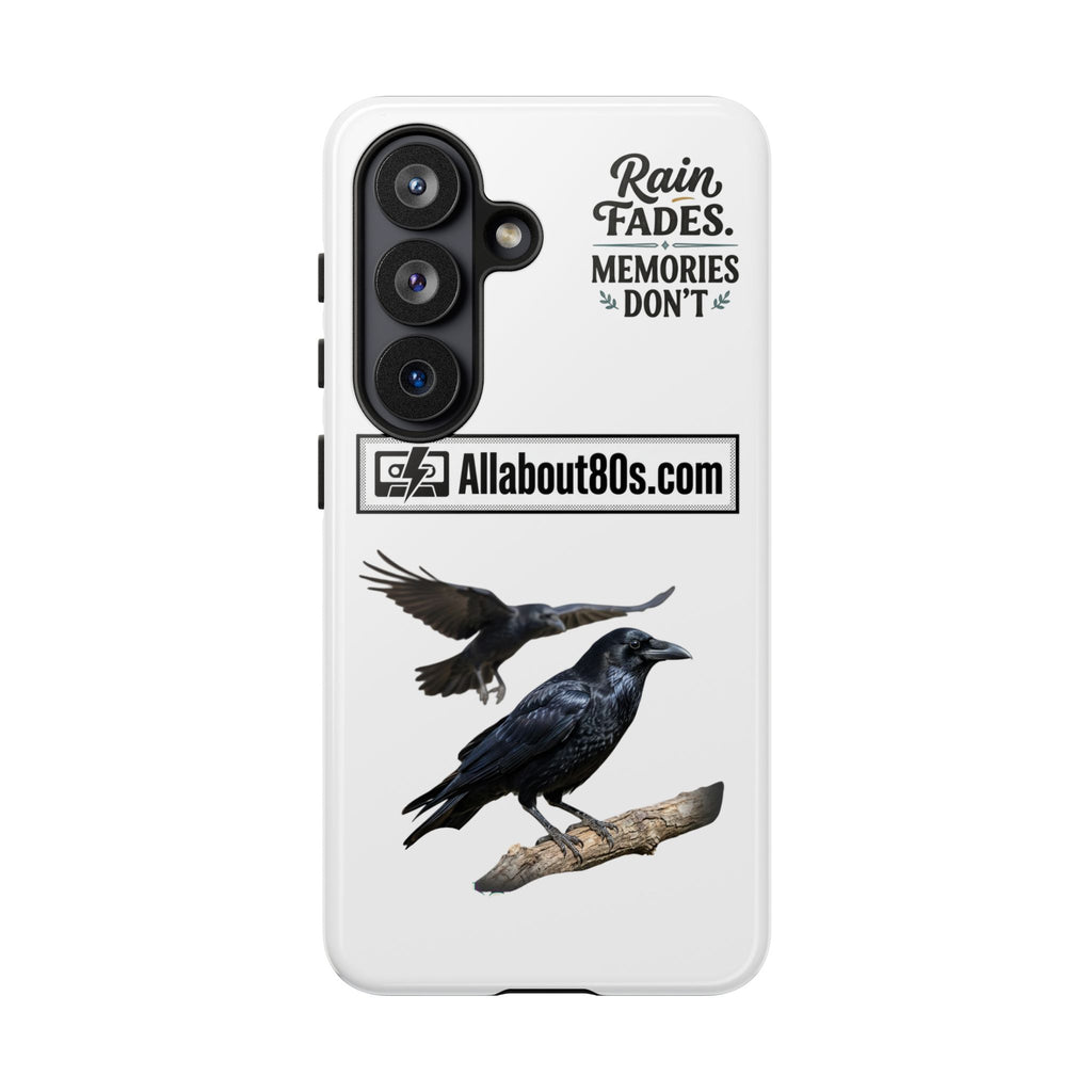 Raven Flight Phone Case — Protective iPhone Case with Black Crow Design