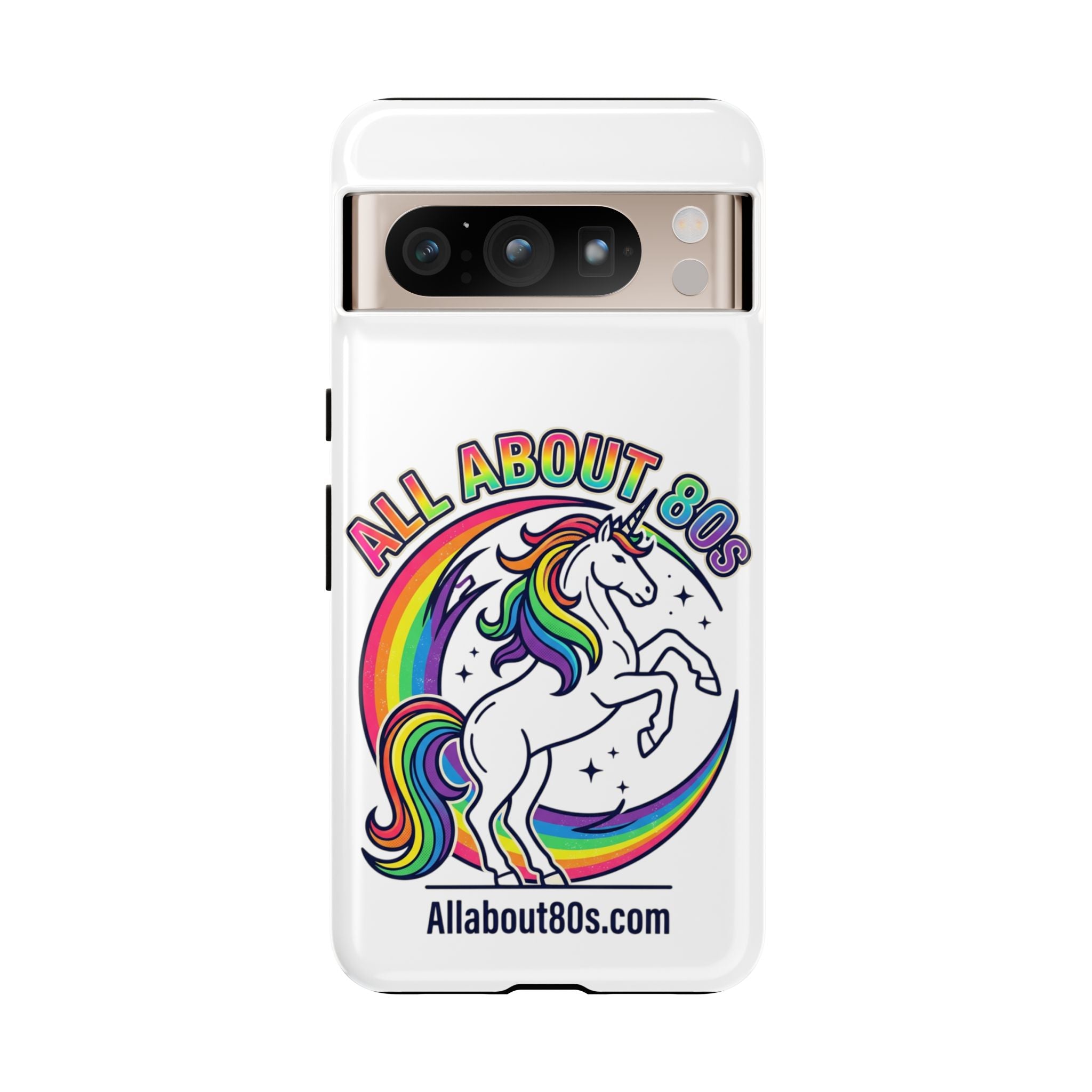 All About 80s Rainbow Unicorn Phone Case