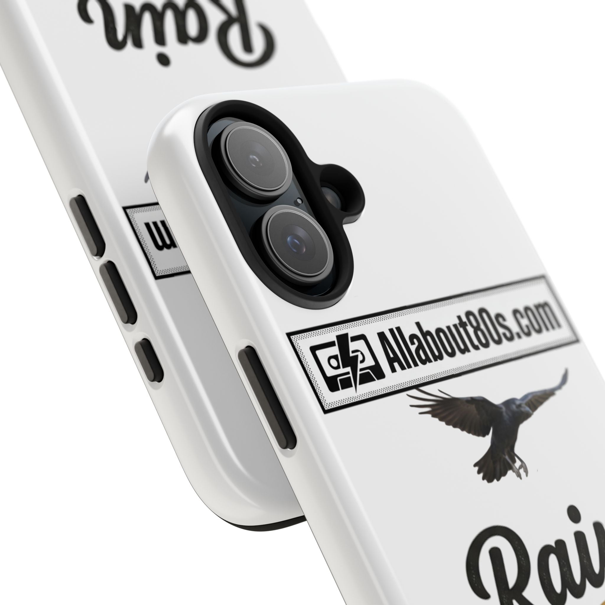 Tough Phone Case — "Rain Fades. Memories Don't" Raven Phone Cover, Protective iPhone Case