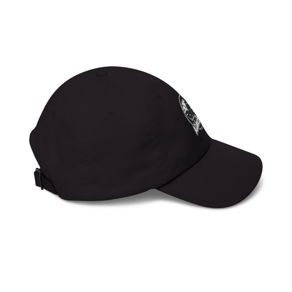 Dad Cap with Vintage Dice Skull Embroidery - Retro Gamer Trucker Hat