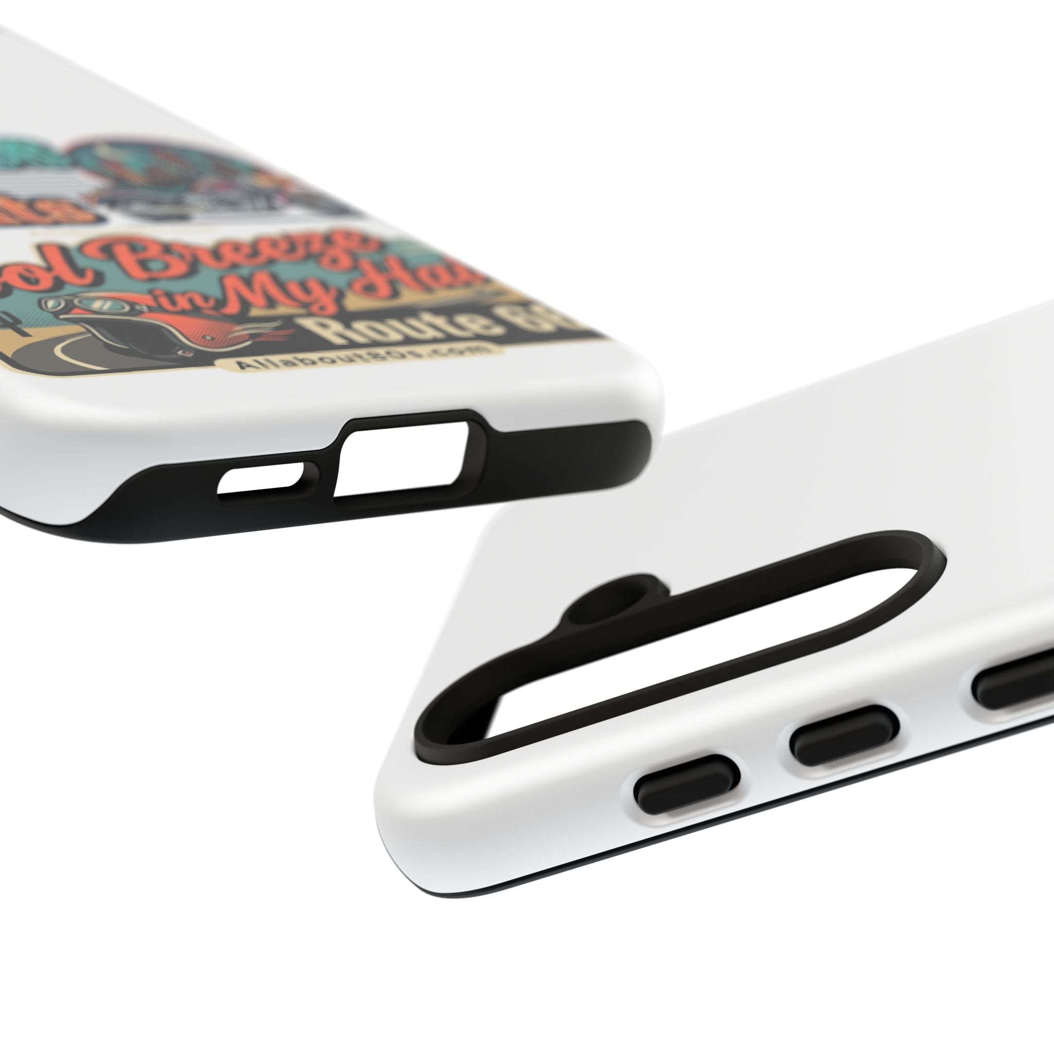Phone Case — Route 66 City Nights Motorcycle Design