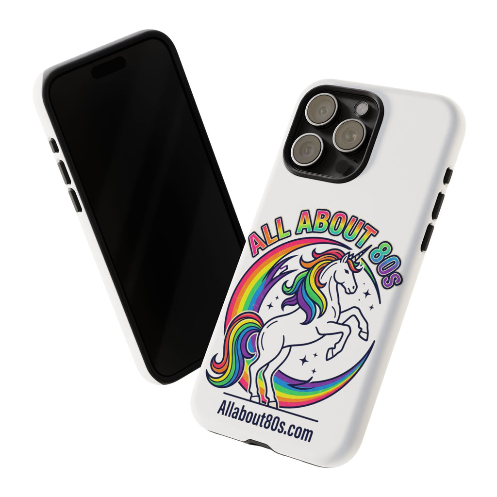 All About 80s Rainbow Unicorn Phone Case