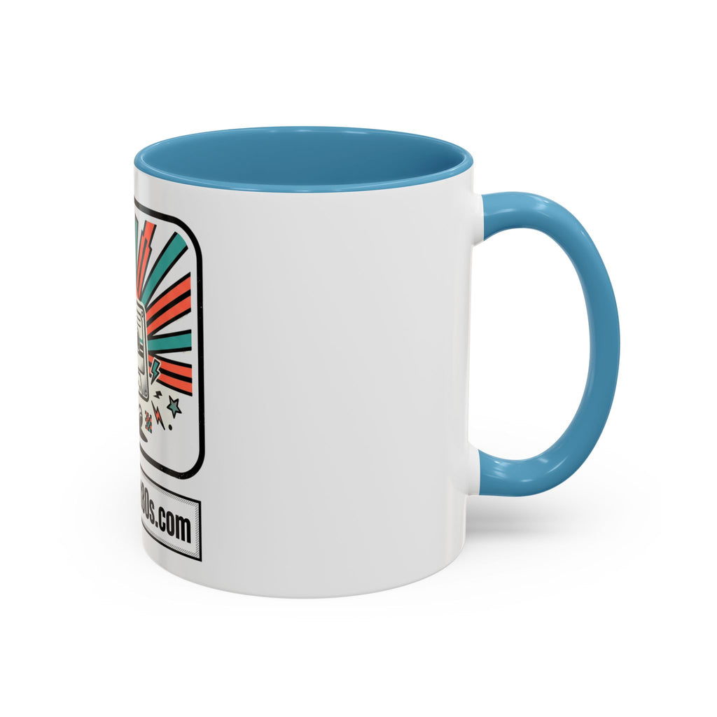 Allabout80s.com Retro Logo Accent Coffee Mug (11/15oz)