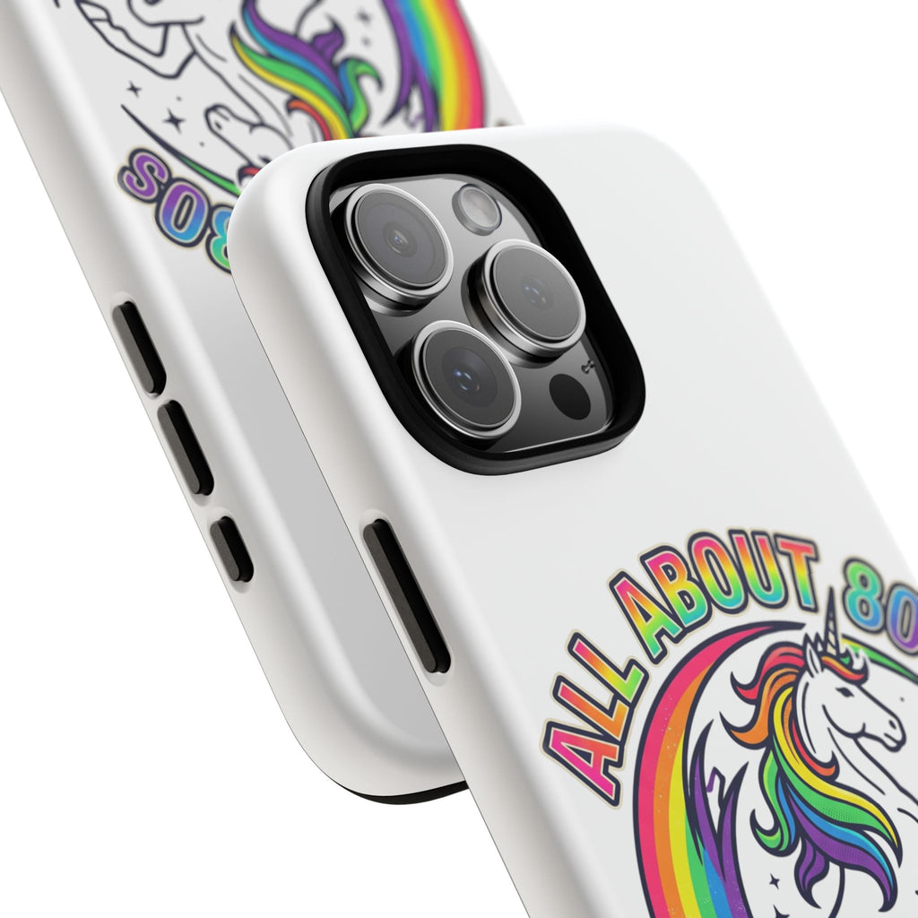 All About 80s Rainbow Unicorn Phone Case