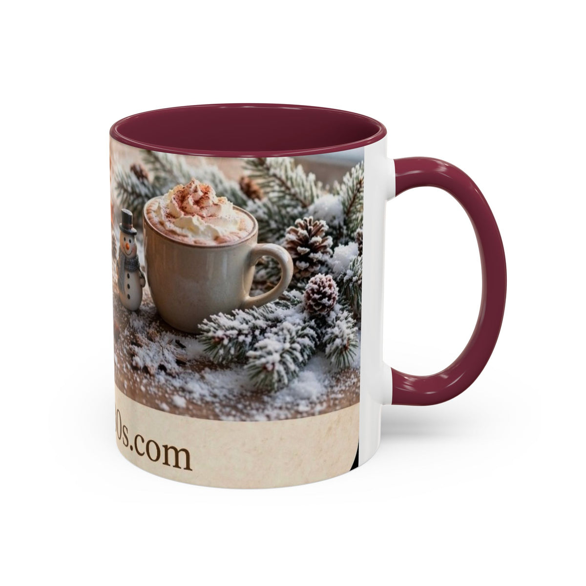 AllAbout80s Seasonal Coffee Mug (11oz/15oz) — Autumn & Winter Cozy Hot Cocoa Design