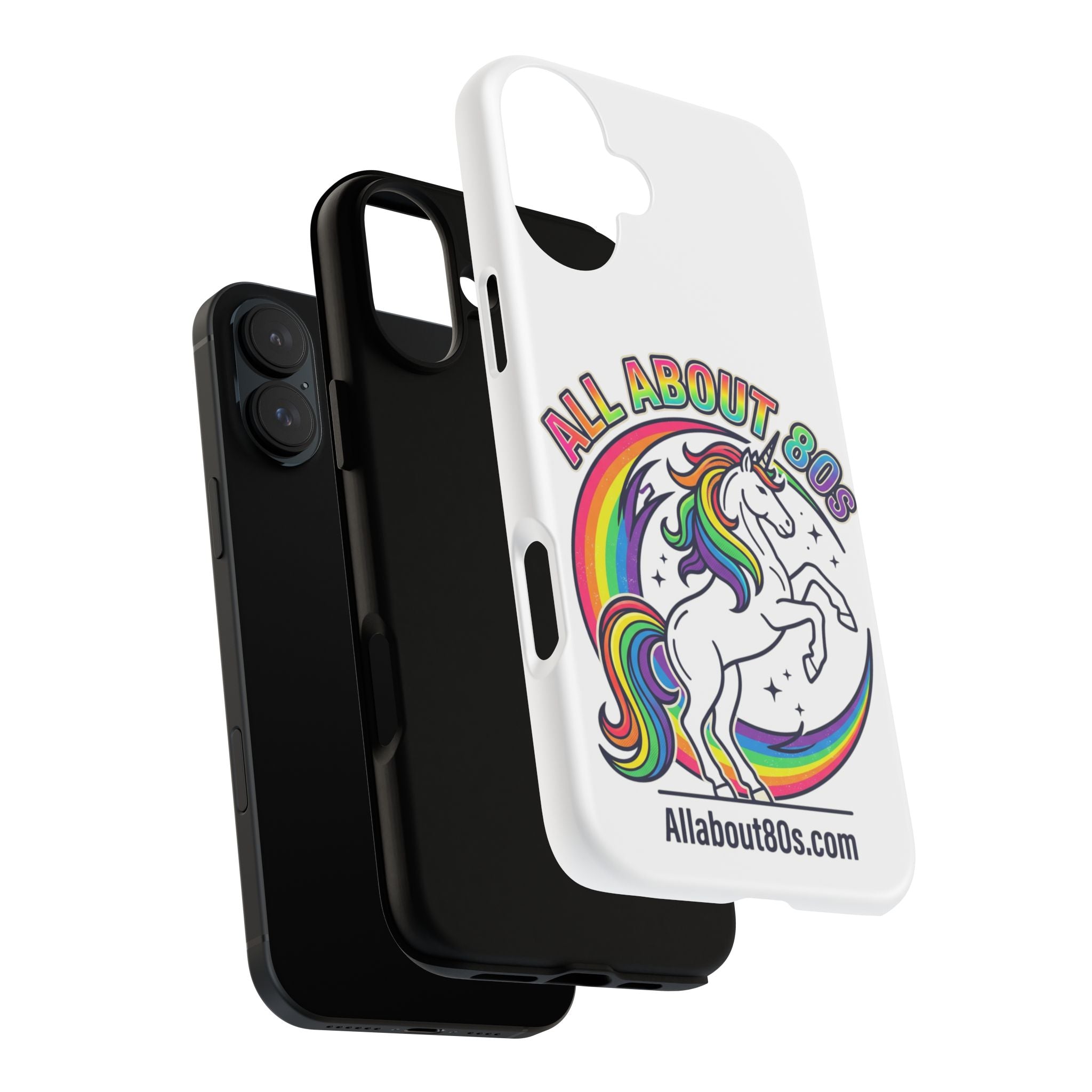 All About 80s Rainbow Unicorn Phone Case