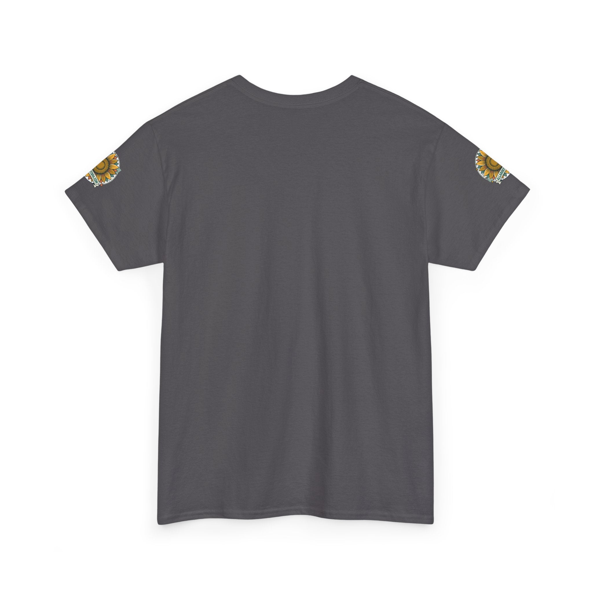 Sunflower Logo T-Shirt — AllAbout80s.com Vintage Floral Tee