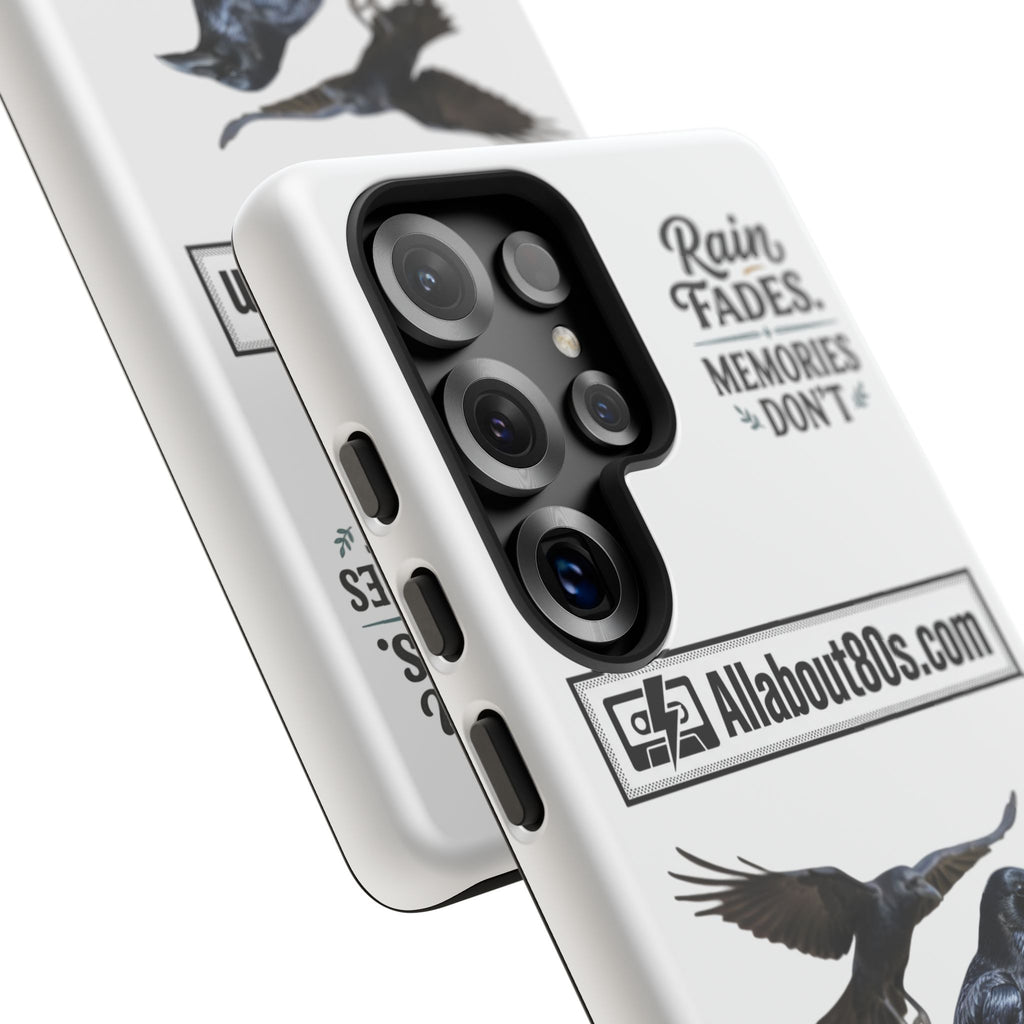 Raven Flight Phone Case — Protective iPhone Case with Black Crow Design