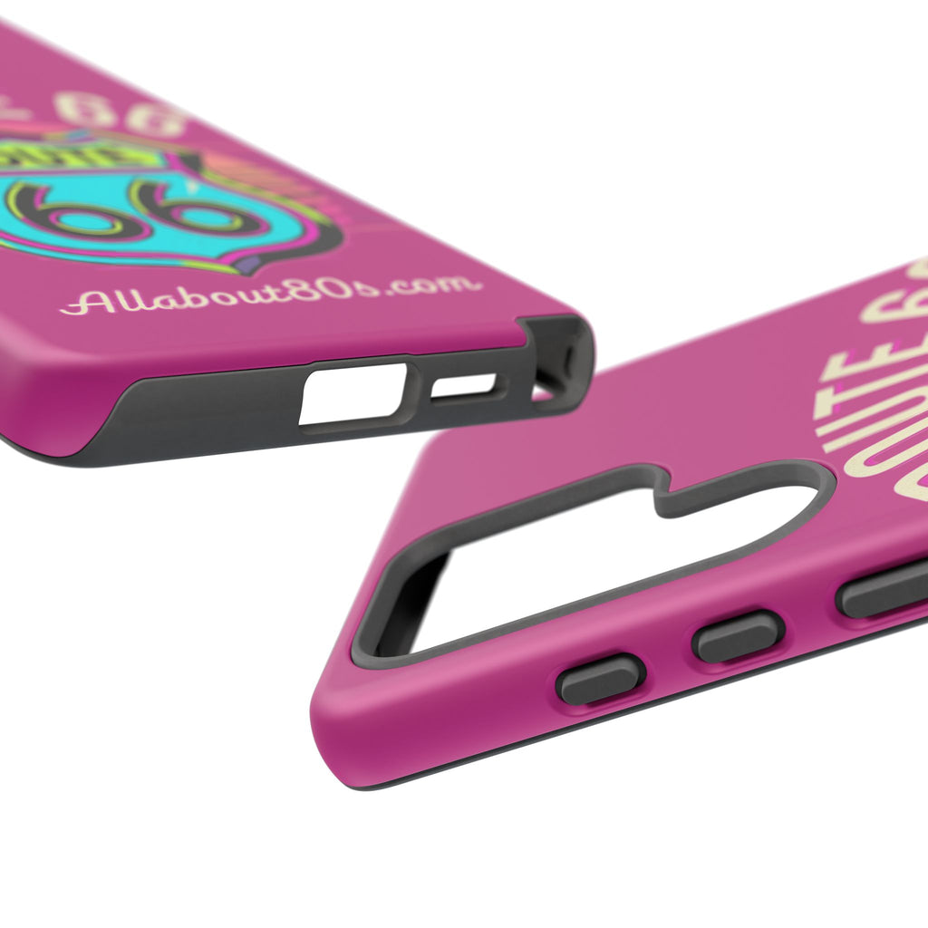 Route 66 Phone Case — Retro Neon Road Trip iPhone Cover