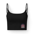 Luxe Women's Bra — Patriotic Fireworks Crest Crop Top