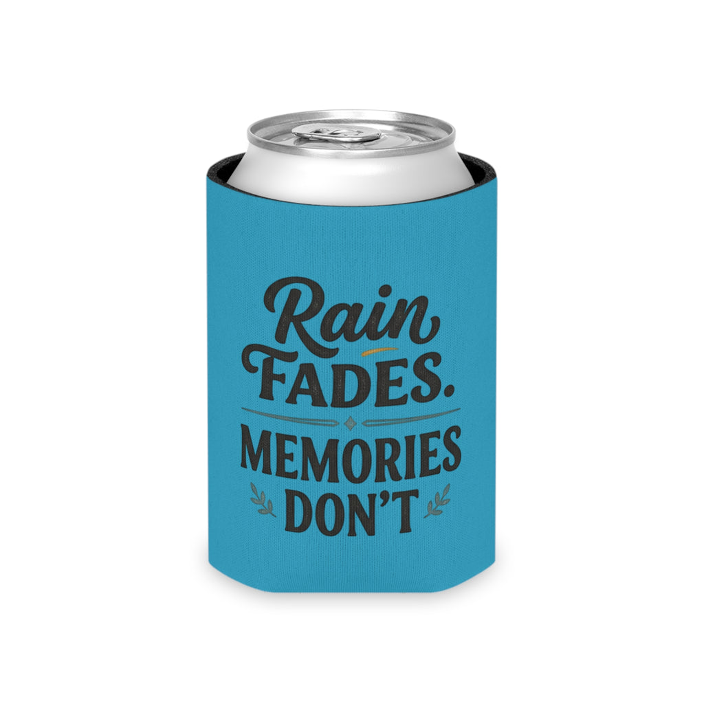 Can Cooler - "Rain Fades. Memories Don't" Insulated Drink Koozie