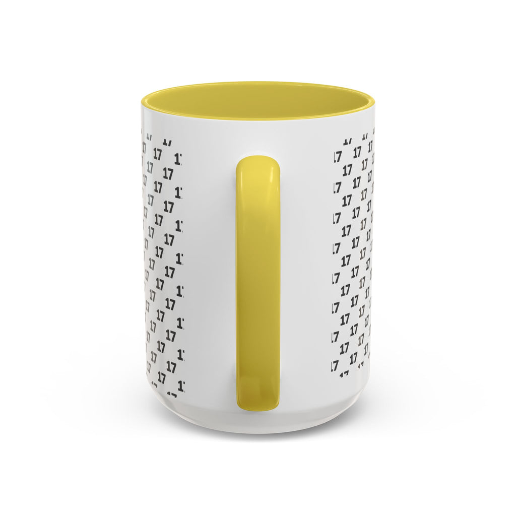 Minimalist Number Pattern Coffee Mug (11oz & 15oz)