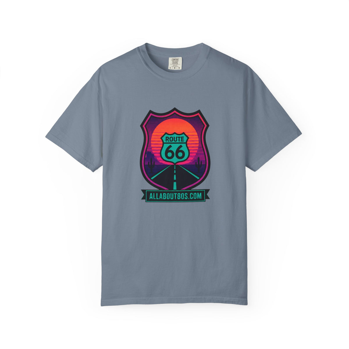 Route 66 Sunset T‑Shirt — Retro Roadtrip Graphic Tee