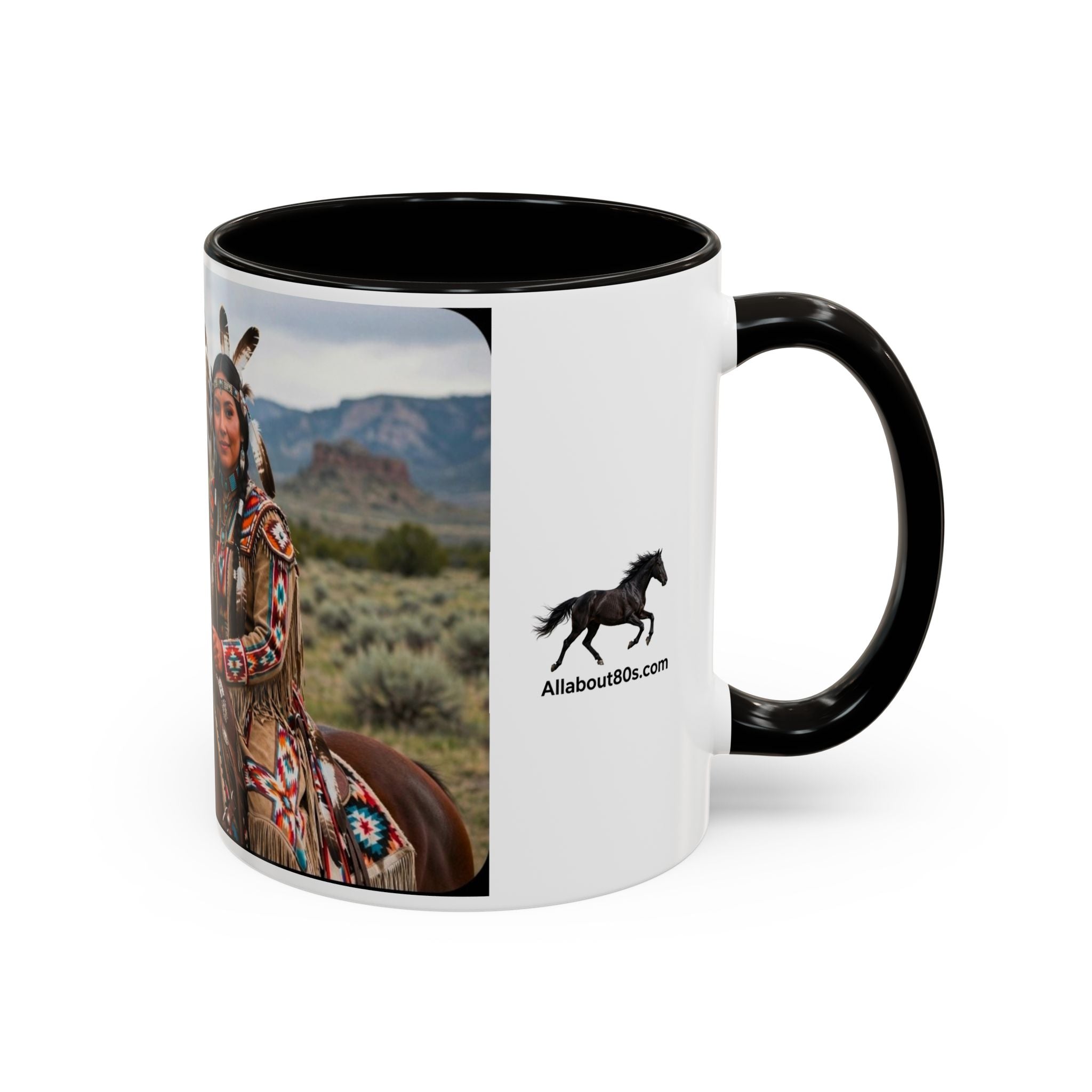 Native American Couple Photo Coffee Mug (11oz/15oz)