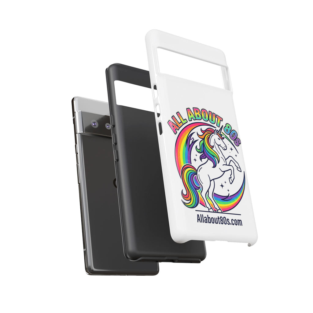 All About 80s Rainbow Unicorn Phone Case
