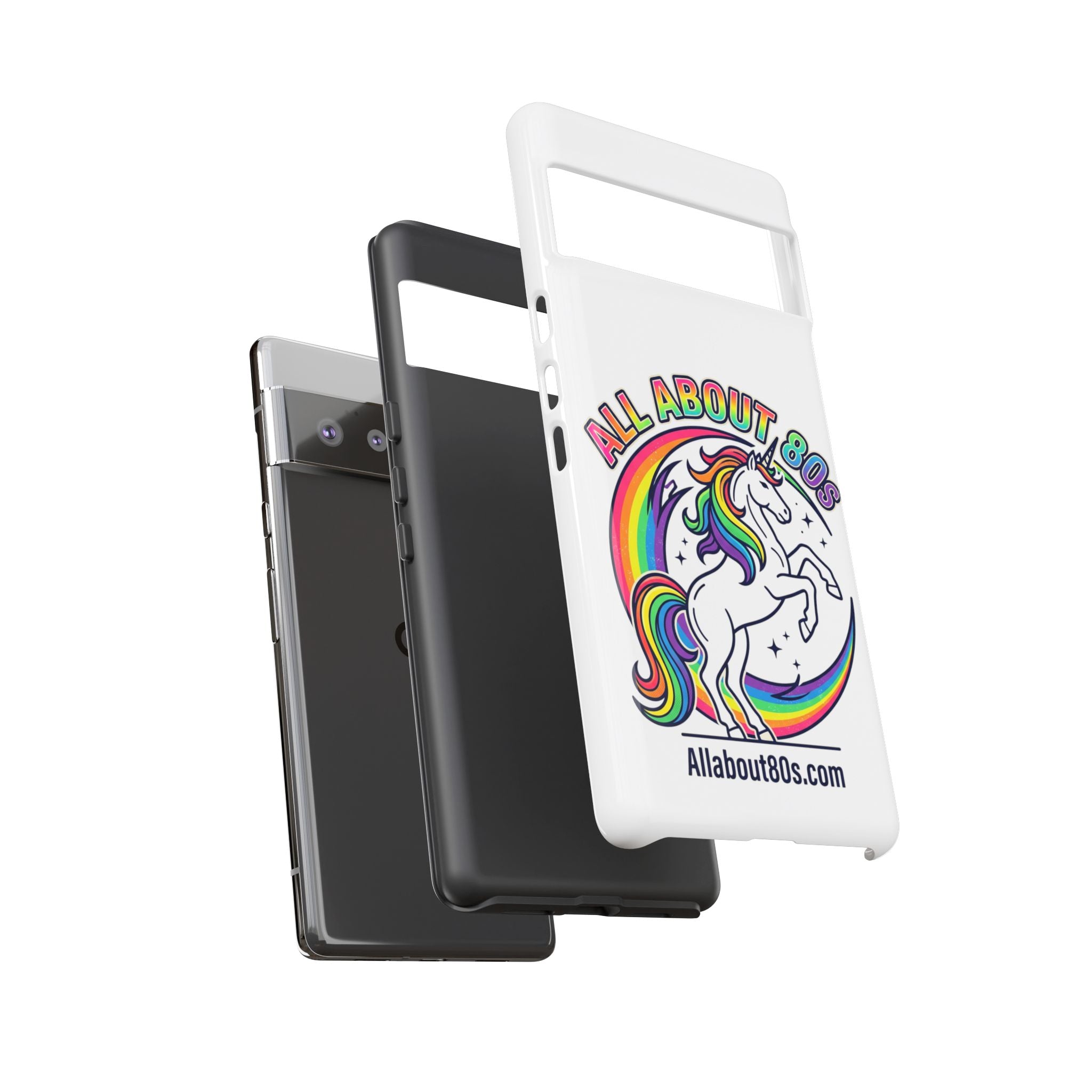 All About 80s Rainbow Unicorn Phone Case