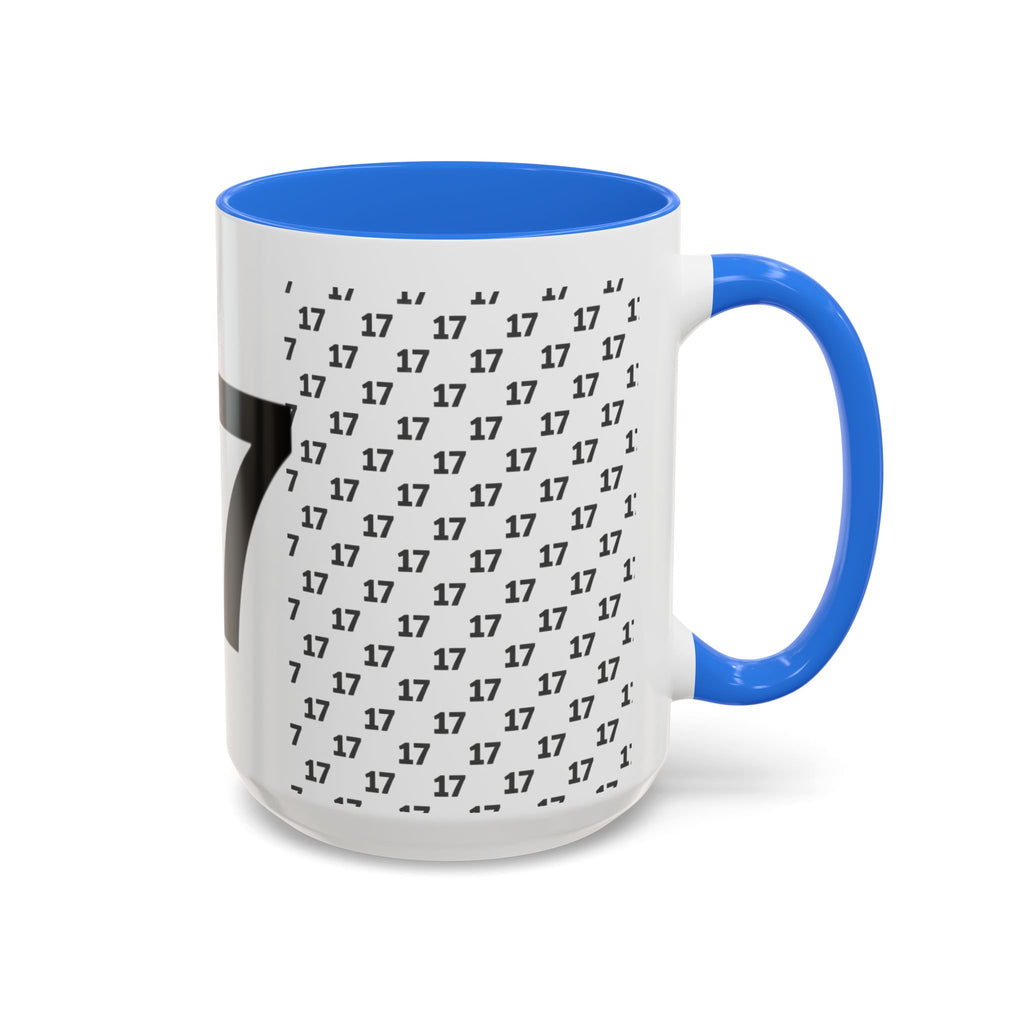 Minimalist Number Pattern Coffee Mug (11oz & 15oz)