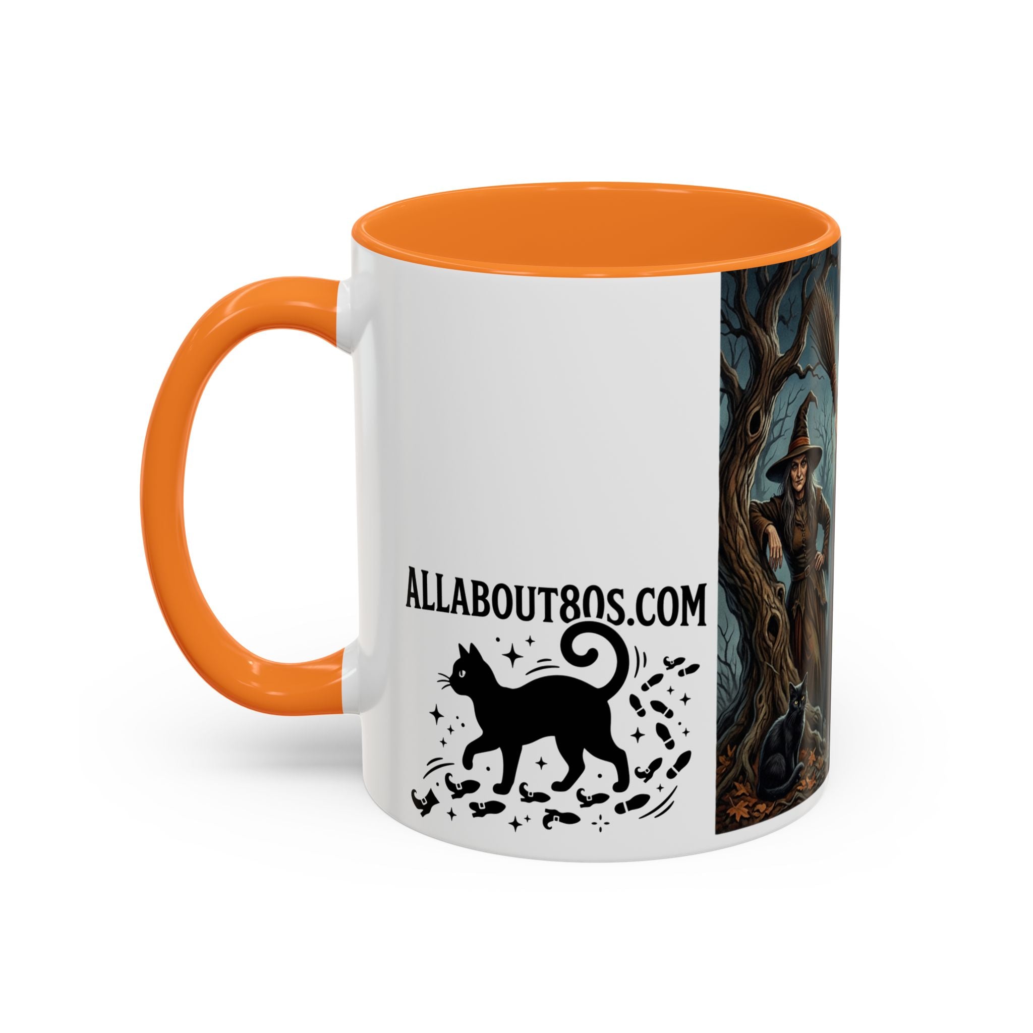Witches Night Ceramic Mug — Spooky Witch Coven Halloween Coffee Cup (11oz/15oz)