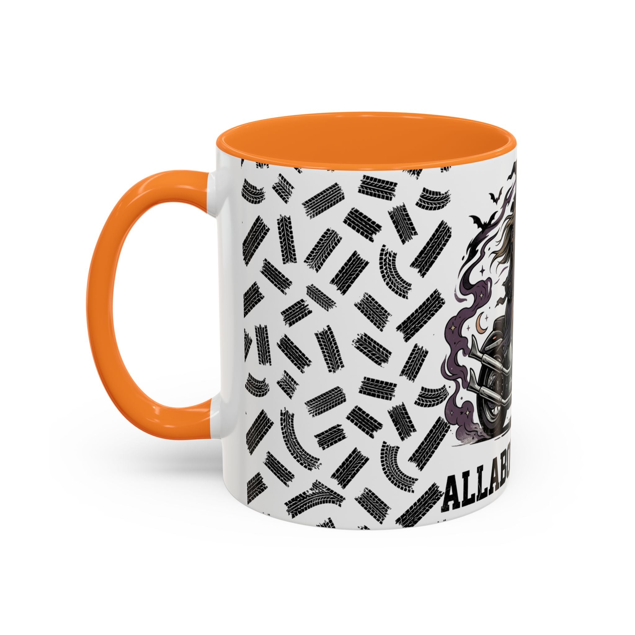 Witch Biker Mug – Motorcycle Witch Coffee Cup (11oz/15oz)