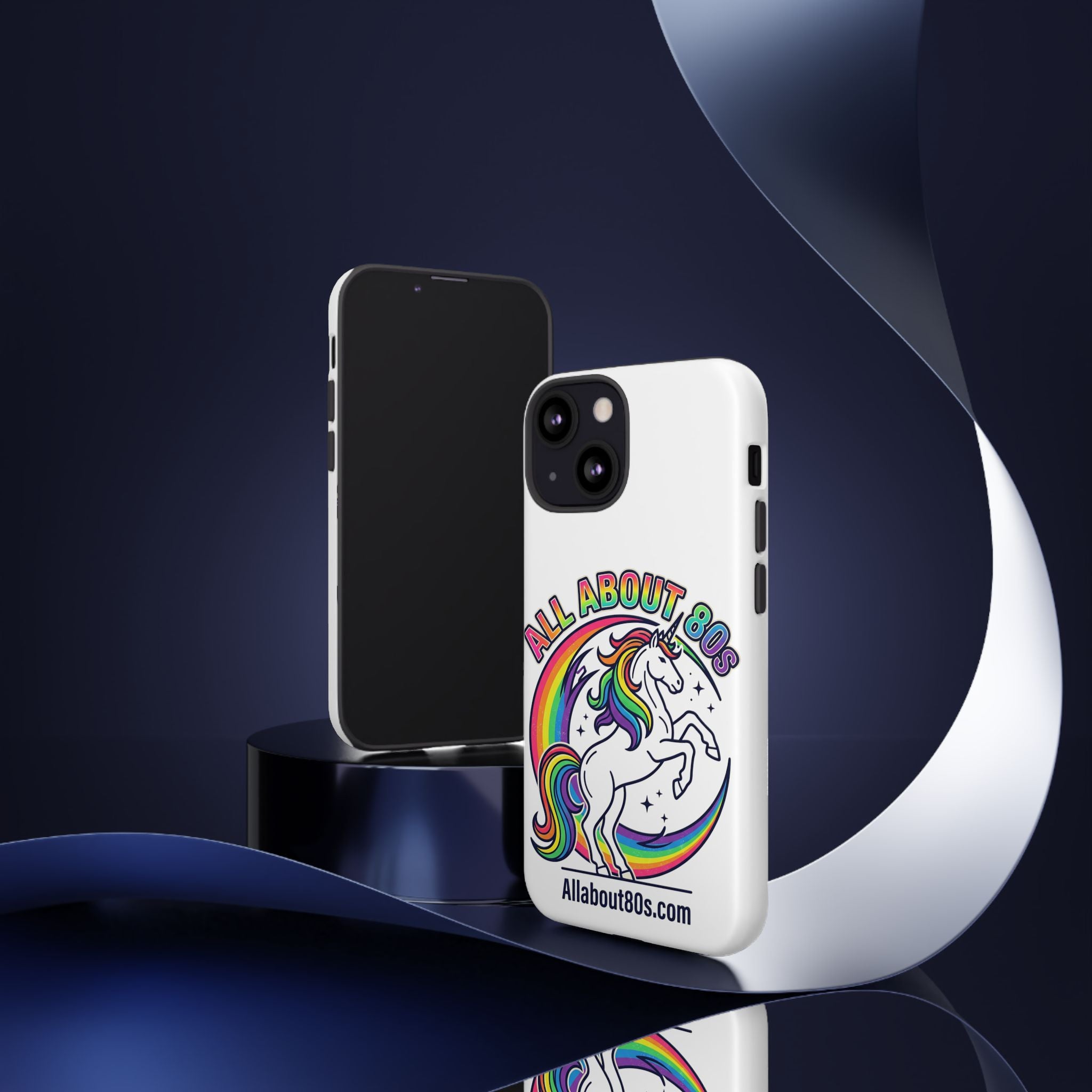 All About 80s Rainbow Unicorn Phone Case
