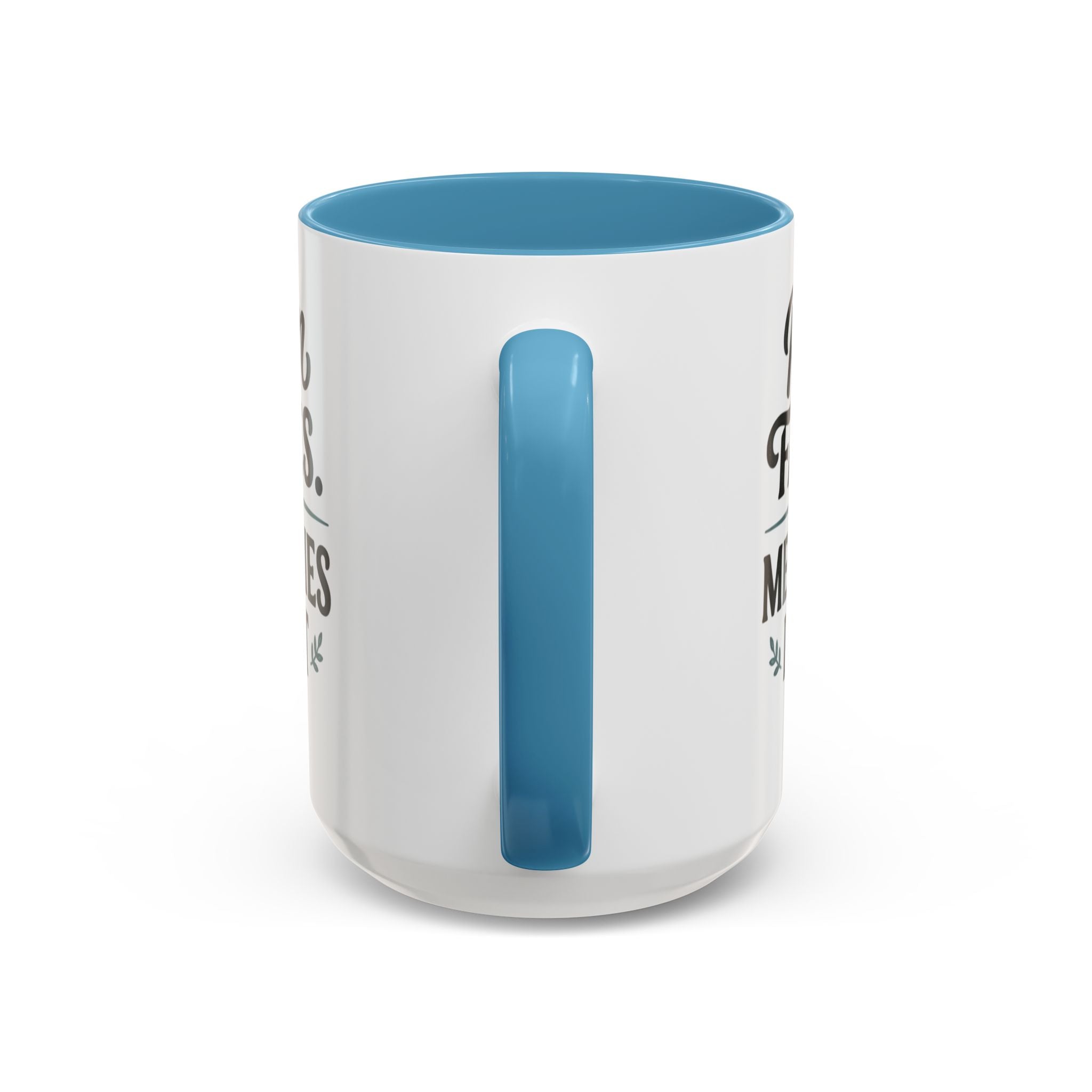 Accent Coffee Mug — "Rain Fades. Memories Don't." Inspirational Ceramic Coffee Mug