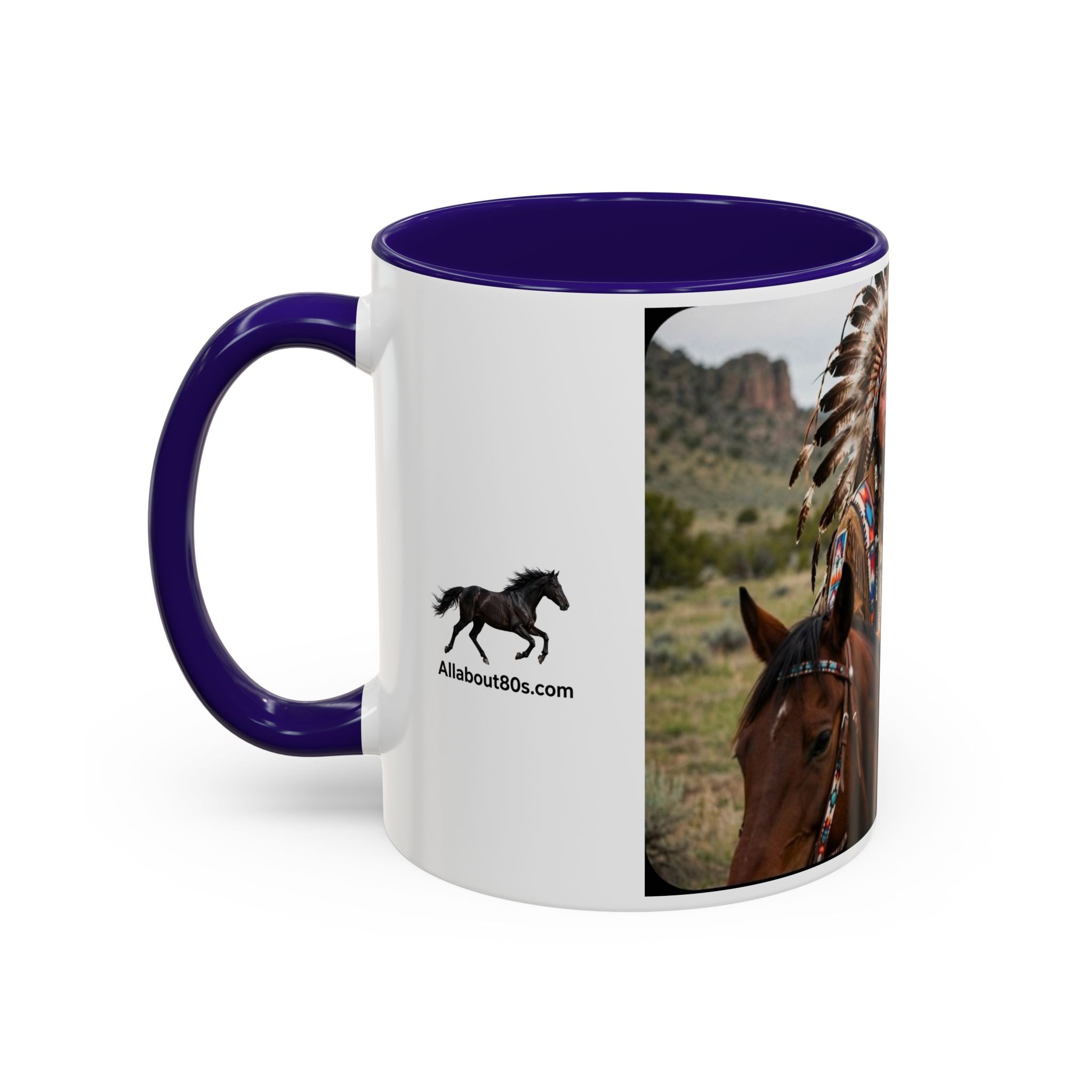 Native American Couple Photo Coffee Mug (11oz/15oz)