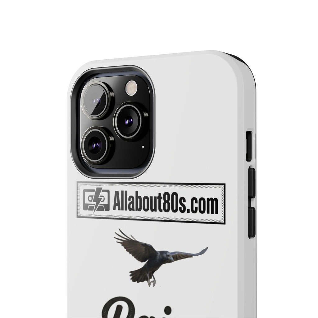 Tough Phone Case — "Rain Fades. Memories Don't" Raven Phone Cover, Protective iPhone Case