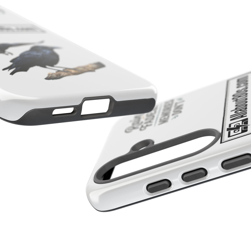 Raven Flight Phone Case — Protective iPhone Case with Black Crow Design