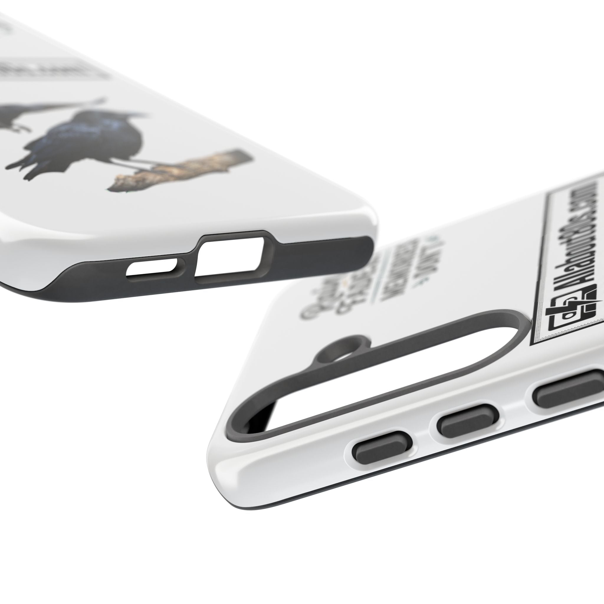 Raven Flight Phone Case — Protective iPhone Case with Black Crow Design